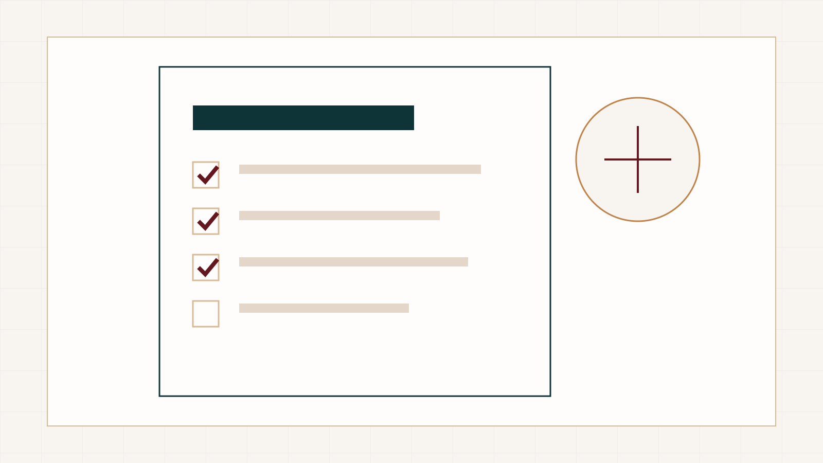Redactionele illustratie van een gestructureerde websitebriefing